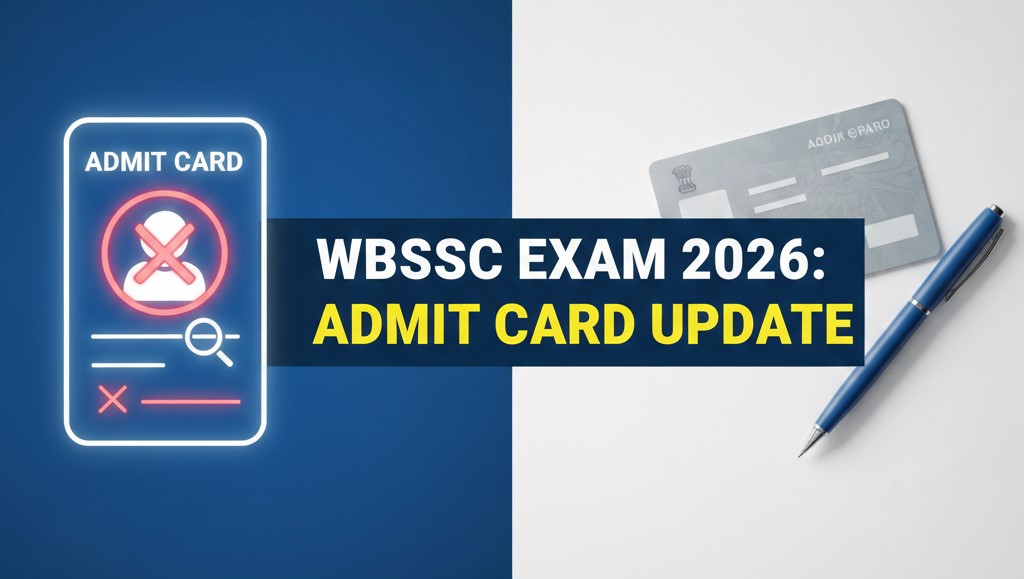 WBSSC Group C (Clerk) and Group D Recruitment 2026 : অ্যাডমিট কার্ডে ফটো ও সিগনেচার সমস্যা? কমিশনের শেষ সুযোগ ও নতুন নিয়মাবলী