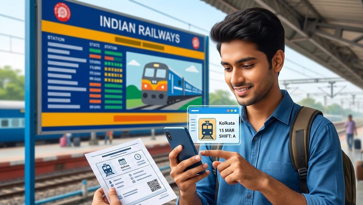 RRB NTPC City Intimation Slip 2026 Download: জোন ভিত্তিক পরীক্ষার শহর ও তারিখ চেক করার সরাসরি লিঙ্ক এবং পদ্ধতি