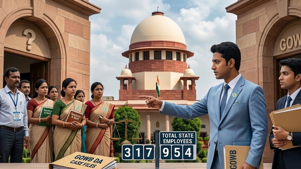 West Bengal DA Case Update 2026: সুপ্রিম কোর্টে রাজ্যের নতুন হলফনামা, ৩.১৭ লক্ষ কর্মী বিতর্কে শিক্ষকরা বাদ পড়বেন?