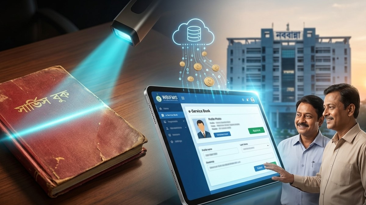 Service Book Update 2026: রাজ্য সরকারি কর্মীদের বকেয়া ডিএ ও সার্ভিস রেকর্ড ডিজিটালাইজেশনের সম্পূর্ণ নির্দেশিকা সূত্রপাত।