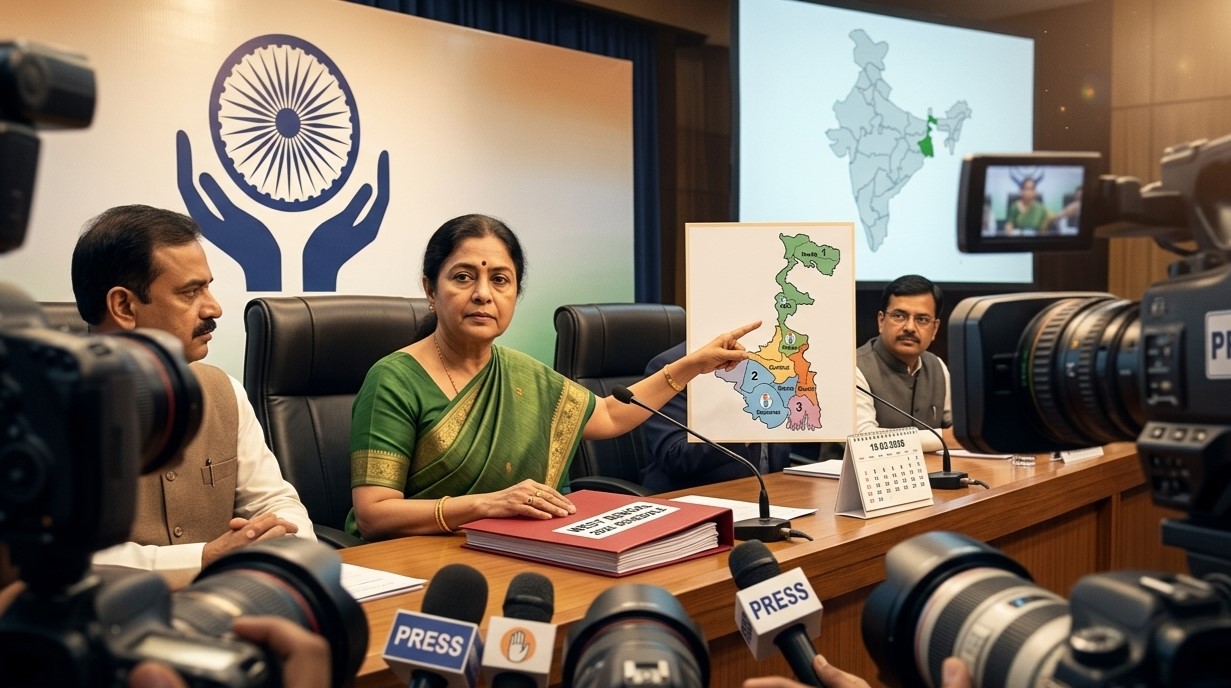 West Bengal Election 2026 Schedule Update: নির্বাচনের তারিখ ও পূর্ণাঙ্গ নির্ঘণ্ট প্রকাশের সর্বশেষ আপডেট এবং সম্পূর্ণ তথ্য বিশ্লেষণ।
