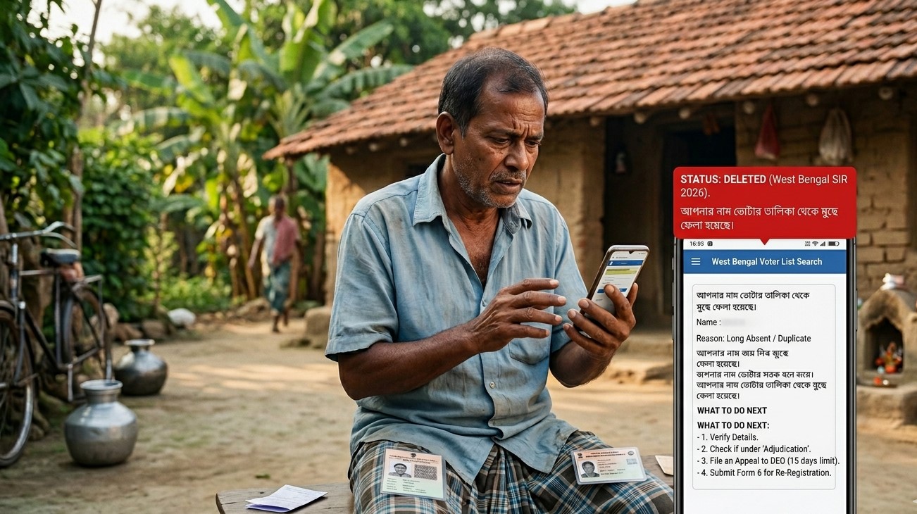 West Bengal Voter List 2026 Check: ভোটার লিস্টে নাম বাদ গেছে? অনলাইনে নাম ফেরানোর পদ্ধতি ও নির্দেশিকা দেখুন