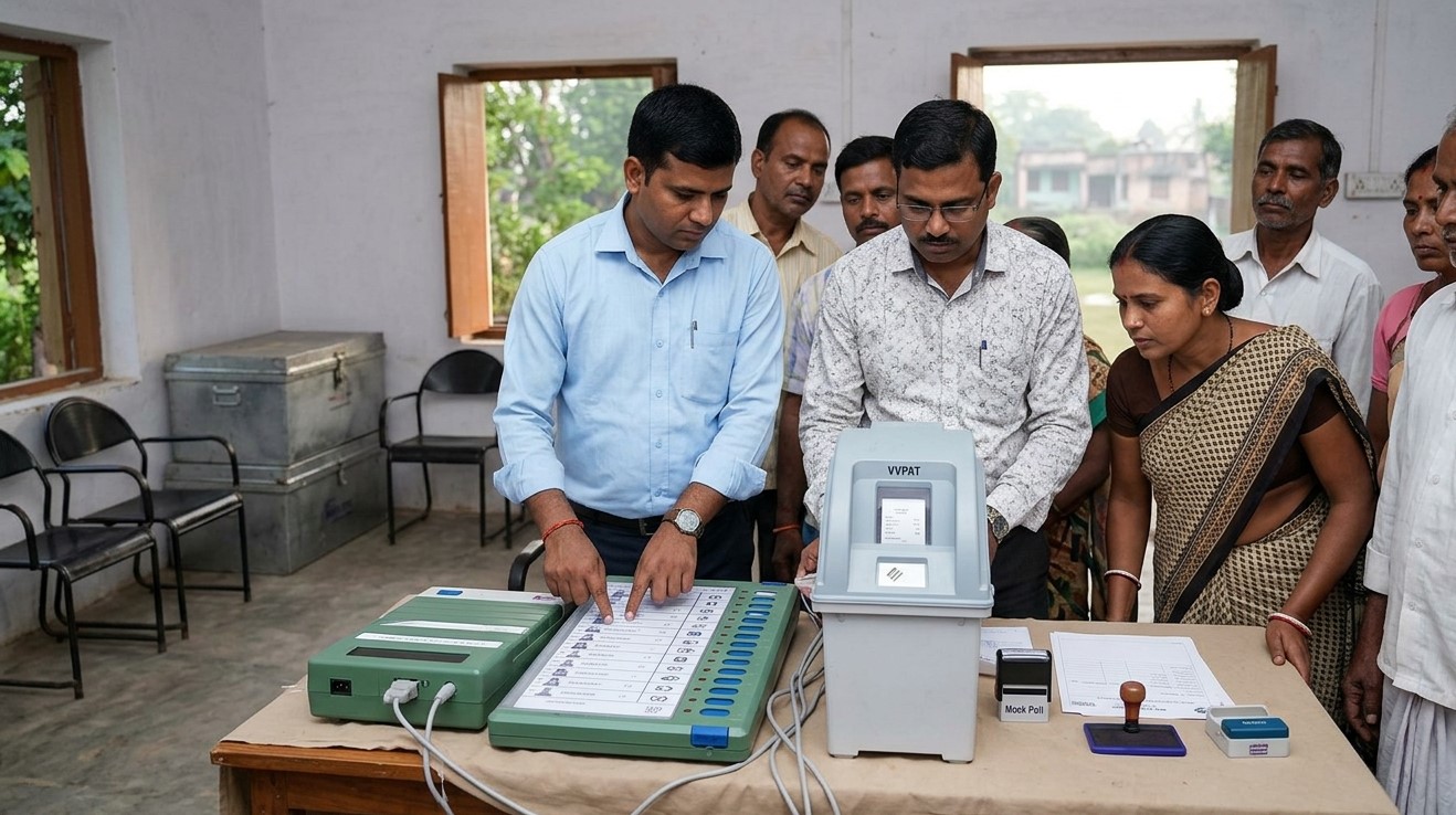 EVM VVPAT Mock Poll Guidelines 2026: ভোট শুরুর আগে ইভিএম সংযোগ ও মক পোল করার সম্পূর্ণ নিয়মাবলী