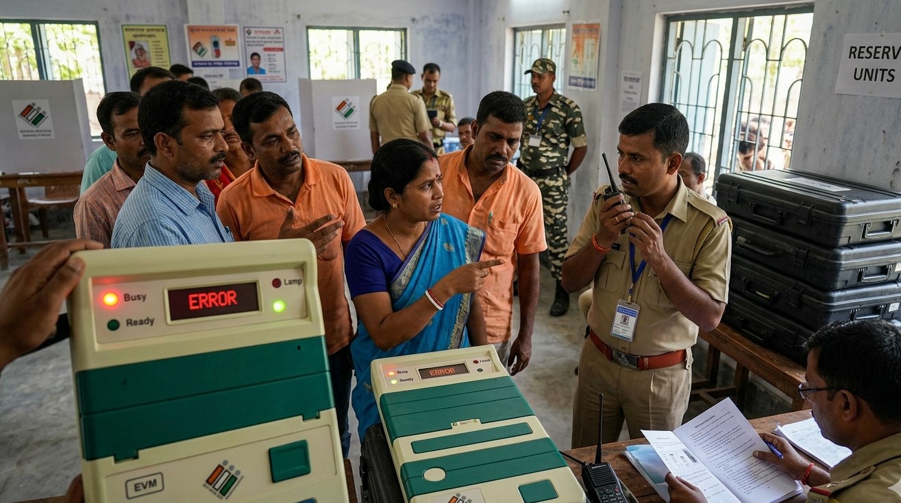 EVM Malfunction Protocol 2026: ভোট চলাকালীন মেশিন বিকল হলে আপনার ভোট সুরক্ষার গাইডলাইন এবং কমিশন বিধি।