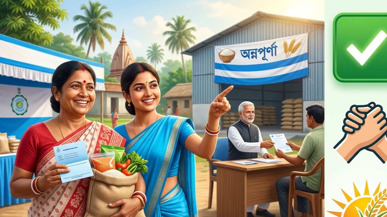 Annapurna Bhandar Form Online Apply 2026 : পশ্চিমবঙ্গের নতুন প্রকল্পের আবেদন ও সত্যতা যাচাইয়ের সম্পূর্ণ গাইড