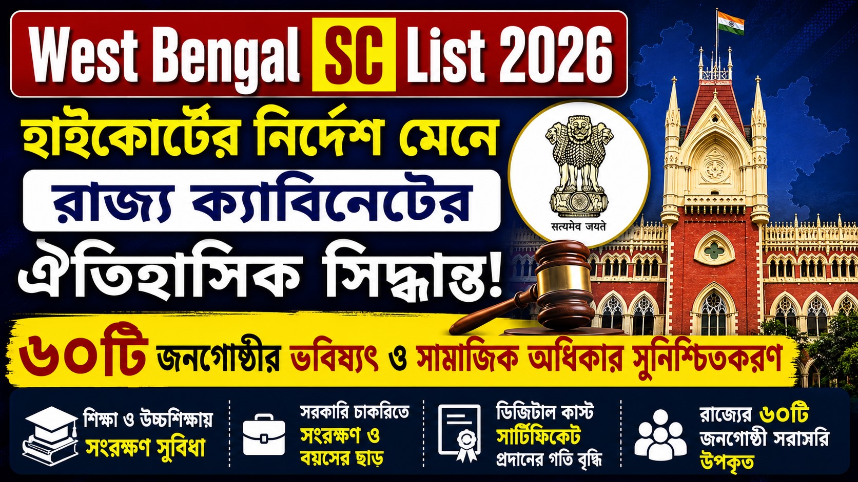 West Bengal 2026 SC List : রাজ্য ক্যাবিনেটের নতুন নির্দেশিকায় ৬০টি জনগোষ্ঠীর তপশিলি জাতির মান্যতা ও সম্পূর্ণ তালিকা