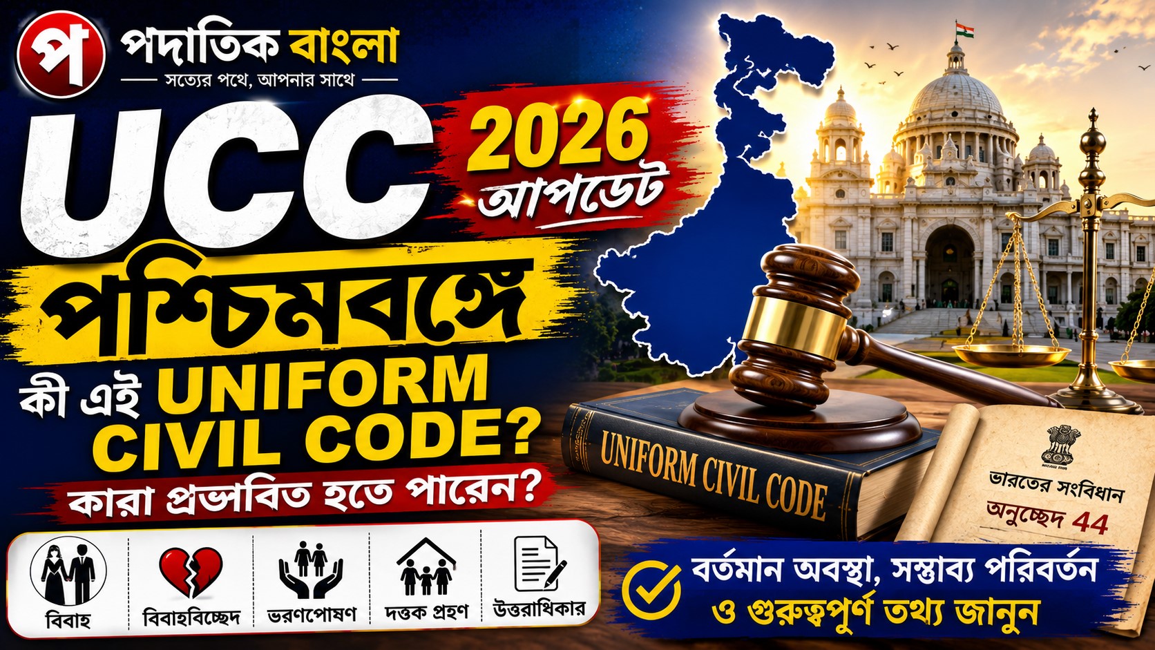 UCC Bill West Bengal : কী এই Uniform Civil Code, কারা প্রভাবিত হতে পারেন এবং বর্তমান আপডেট জানুন