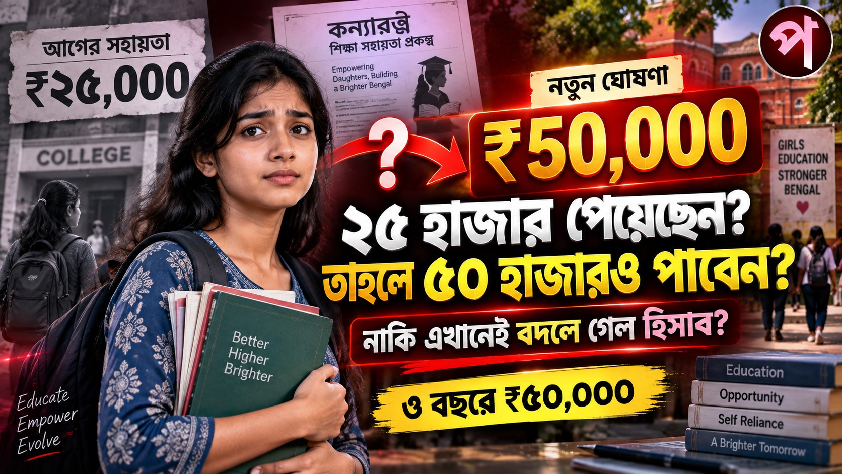 Kanyaratna 50000 টাকা: K2-এর 25000 পাওয়া ছাত্রীরা কি আবার টাকা পাবেন?
