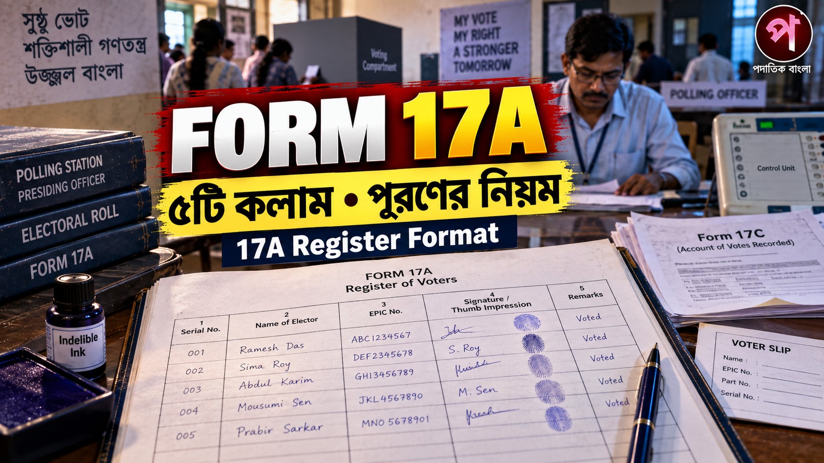17A Register Format: Form 17A-এর ৫টি কলাম, পূরণের নিয়ম ও Form 17C সম্পর্ক