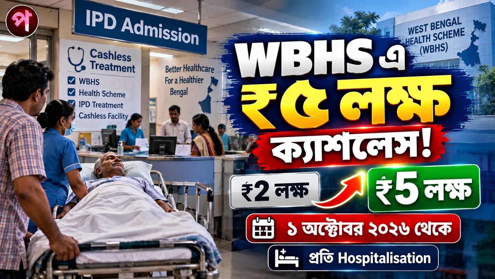 WBHS Cashless Limit 2026: ১ অক্টোবর থেকে ₹৫ লক্ষ, কারা পাবেন?